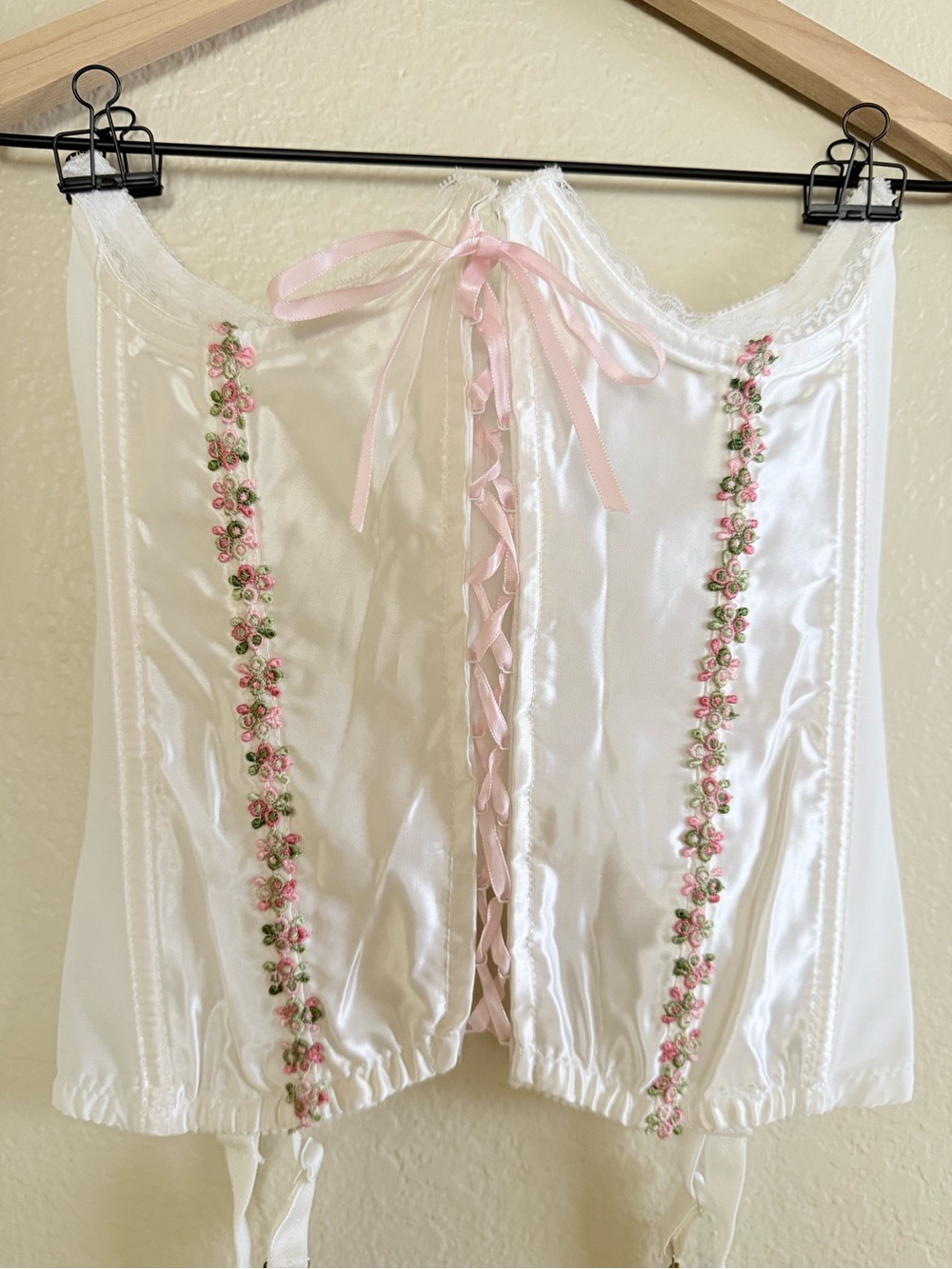Frederick’s Of Hollywood Floral Corset - Picture 2 of 8